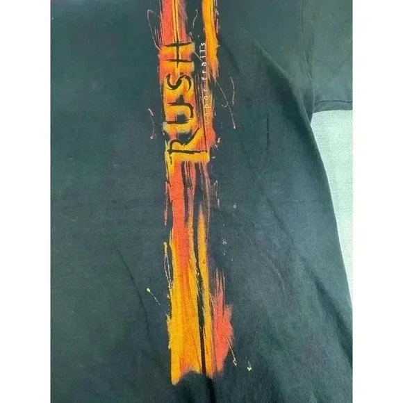 Rush Vapor Trails Tour‎ T-Shirt Neil Peart Geddy Lee MEDIUM UNWORN